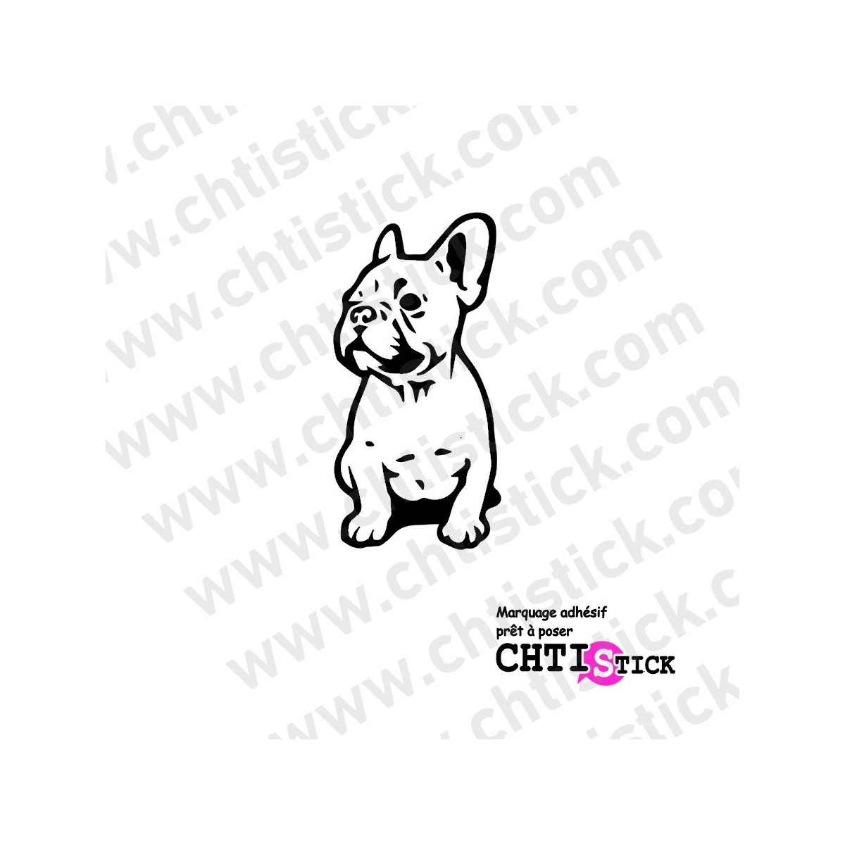 chtistick STICKER BULLDOG