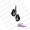 STICKER GANTS BOXE 