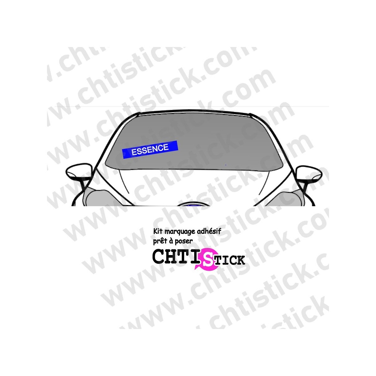 AUTOCOLLANT PARE BRISE ESSENCE X 20