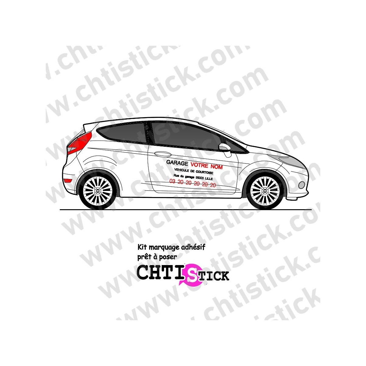 MARQUAGE VEHICULE COURTOISIE MQSA4