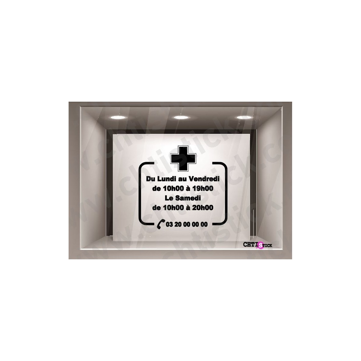 Stickers pour salon de toilettage