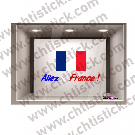 STICKER FOOT ALLEZ LA FRANCE