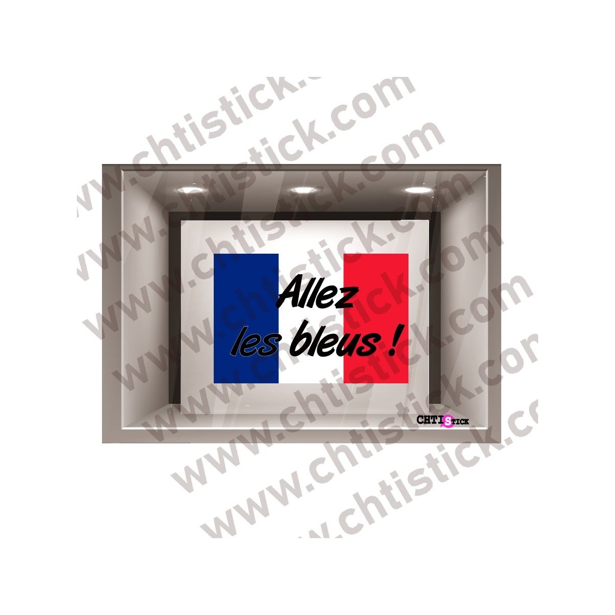 STICKER FOOT ALLEZ LES BLEUS 3