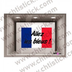 STICKER FOOT ALLEZ LES BLEUS 3