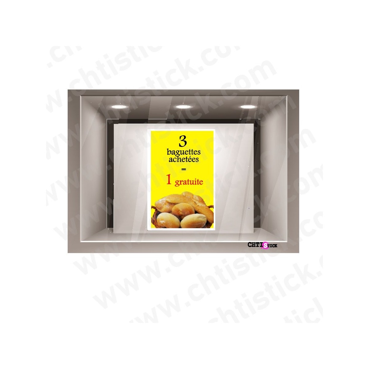 chtistick STICKER PROMO ELECTROSTATIQUE 