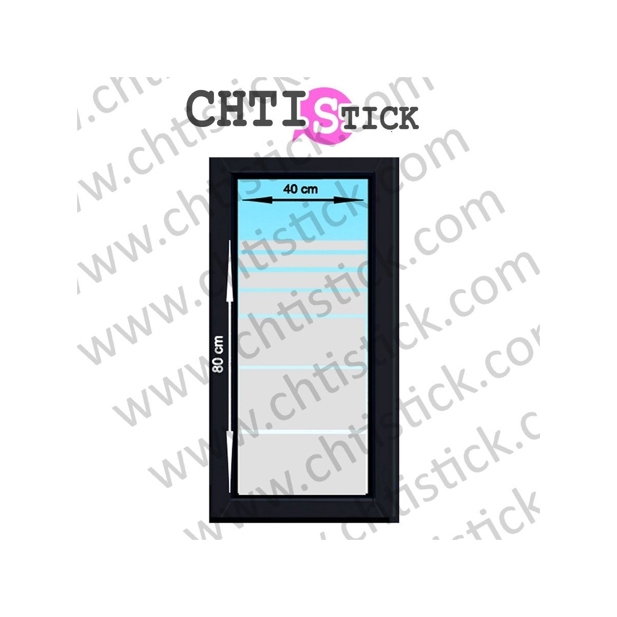 FILM DEPOLI FENETRE DEGRADE n°1 40 CM 