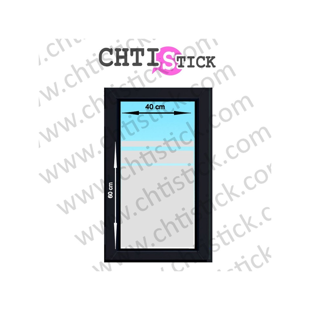 FILM DEPOLI FENETRE DEGRADE n°3 40 CM 