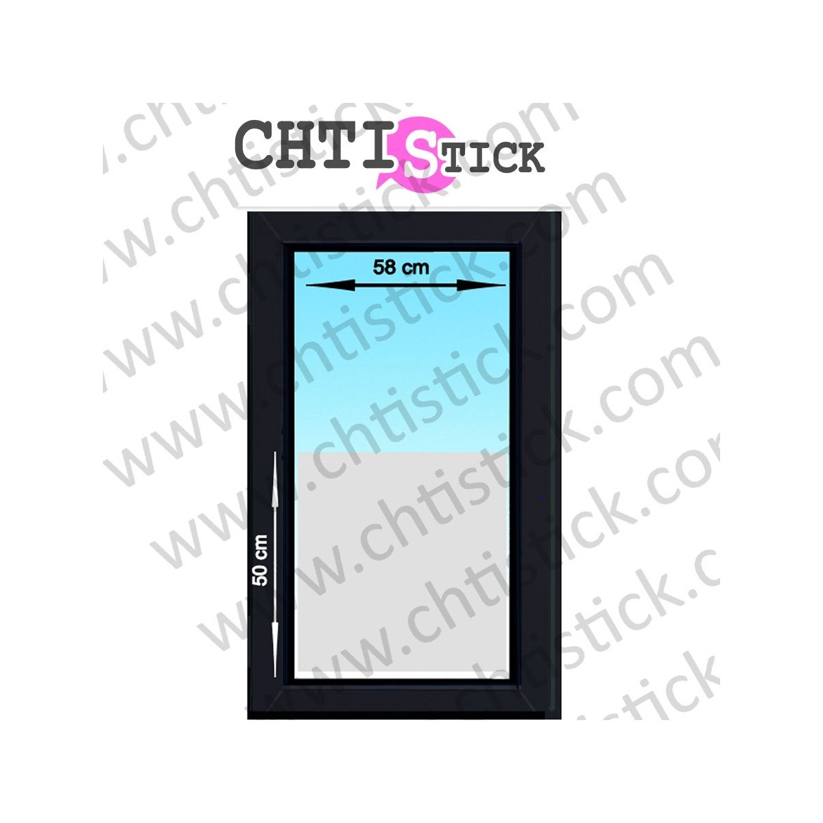 FILM DEPOLI FENETRE PLEIN n° 2 40 CM 