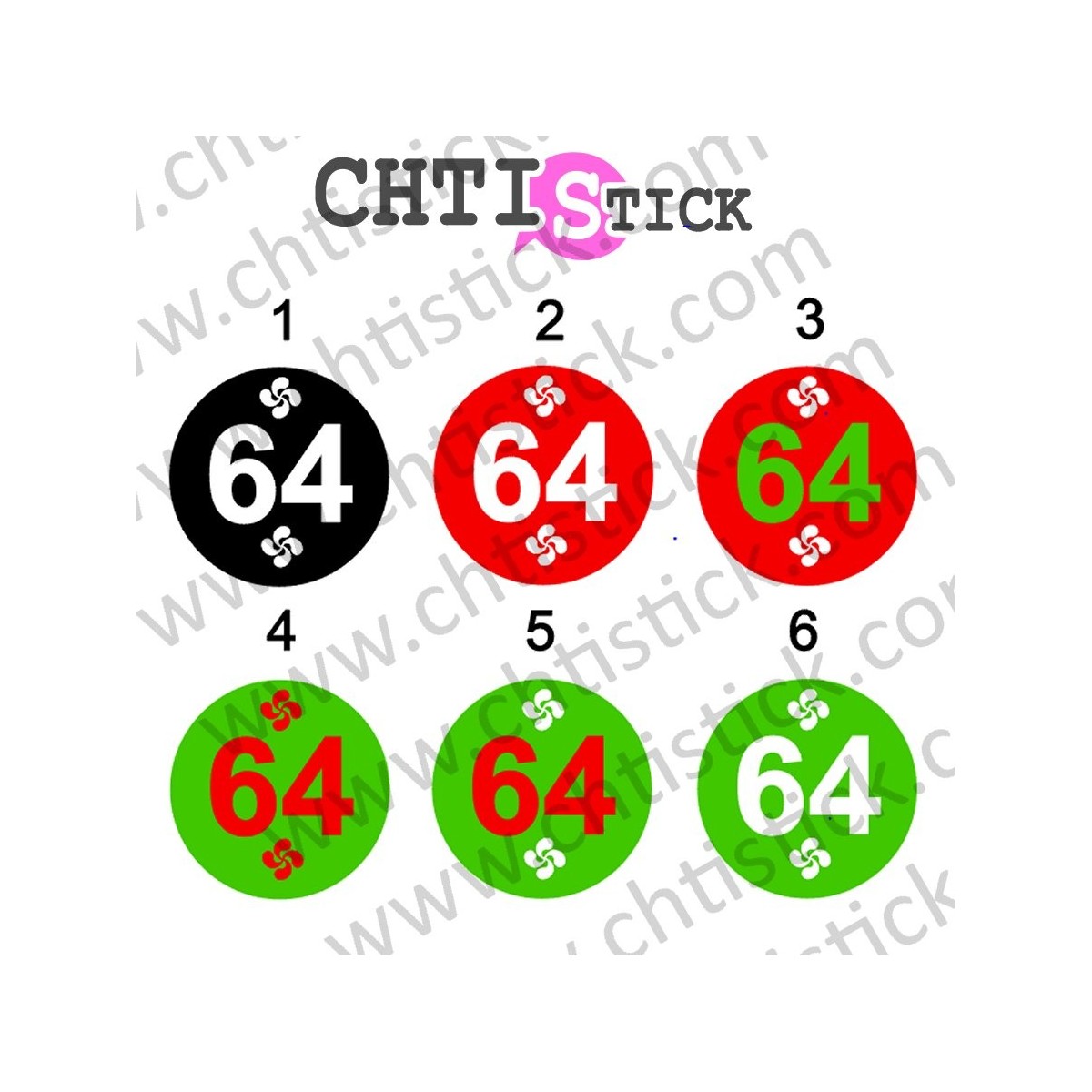 STICKER REGION CROIX BASQUE 