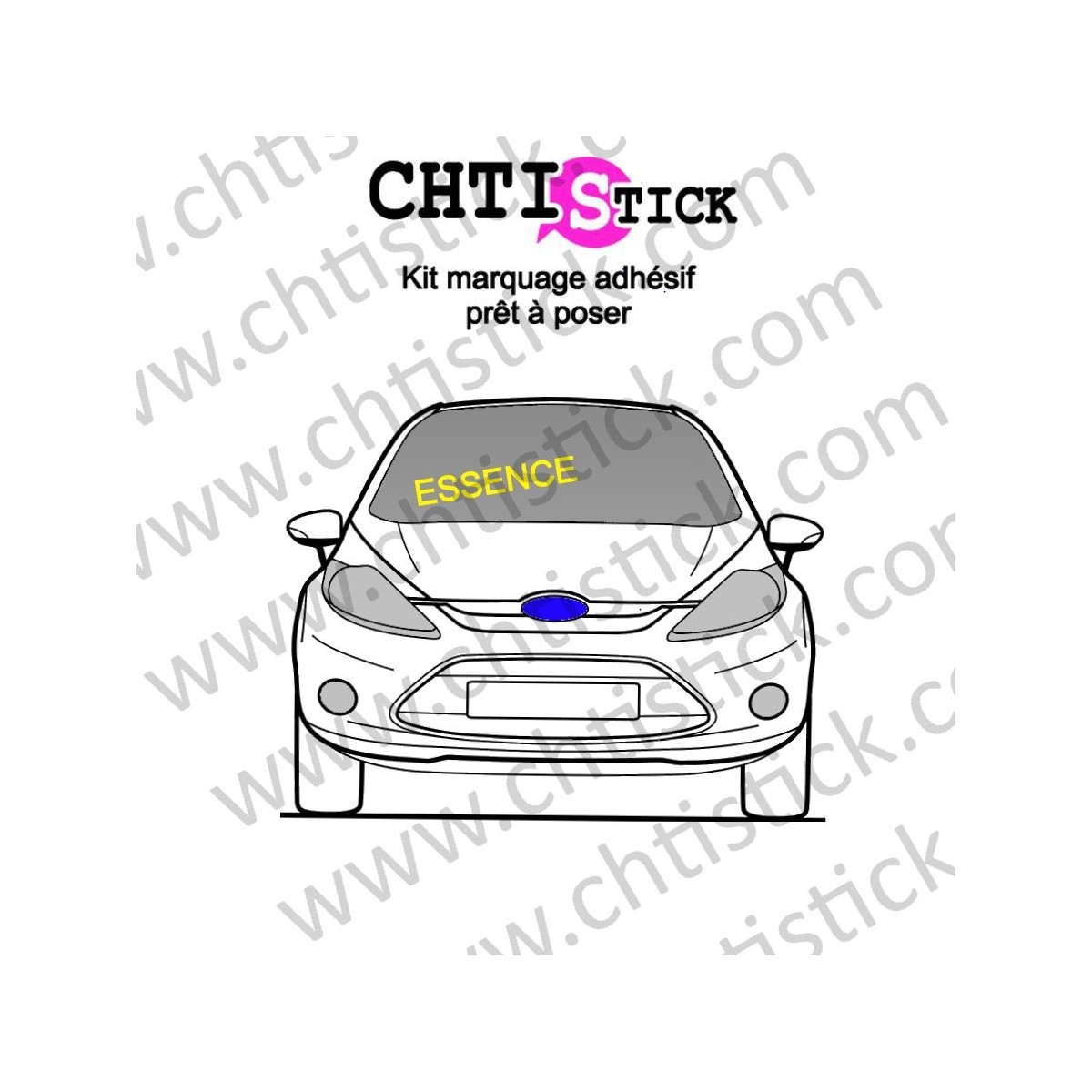 LETTRAGE PARE BRISE ESSENCE