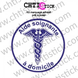 STICKER AIDE SOIGNANTE A DOMICILE 