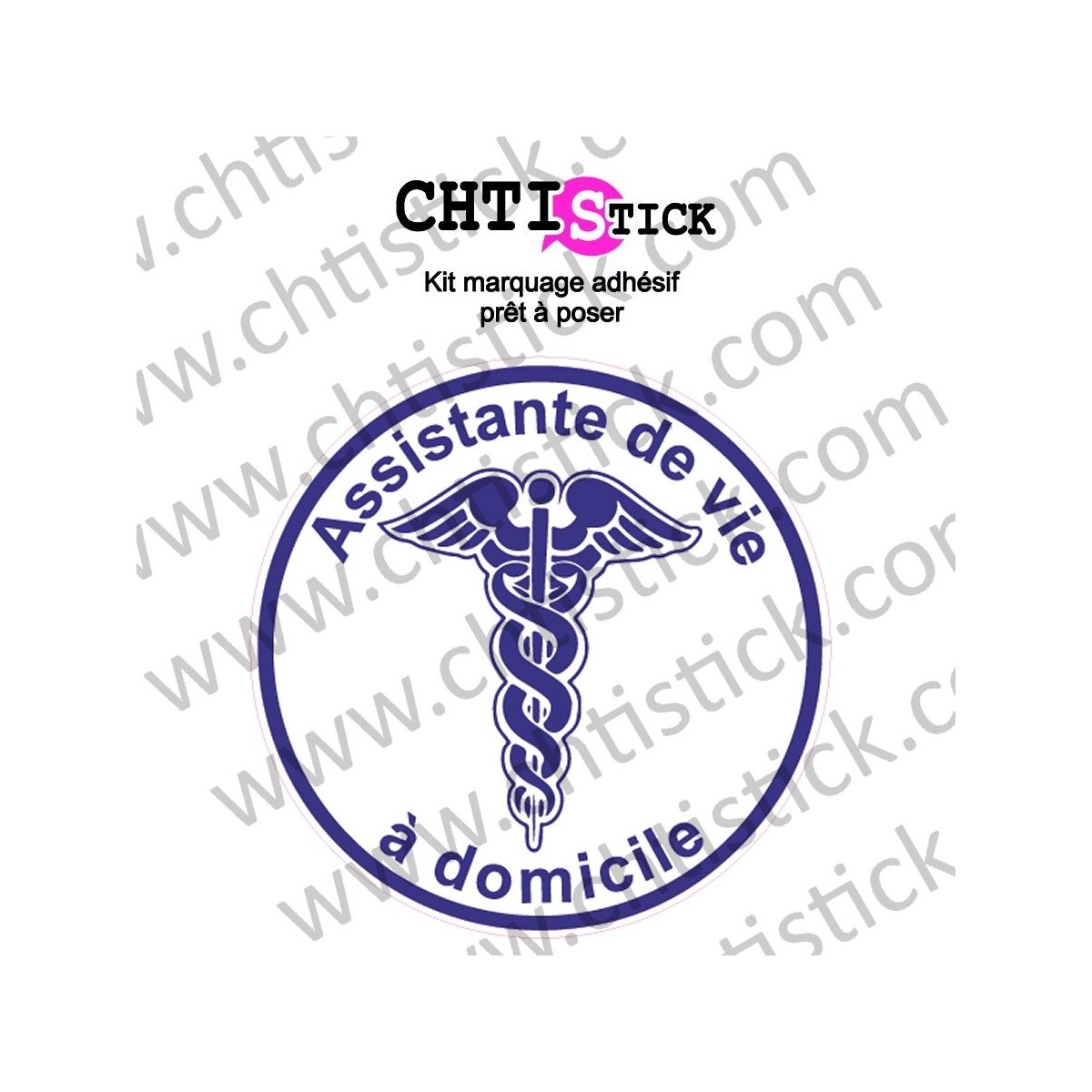 STICKER ASSISTANCE A DOMICILE 