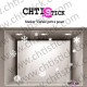 STICKER VITRINE NOEL FLOCONS