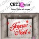 STICKER VITRINE JOYEUX NOEL