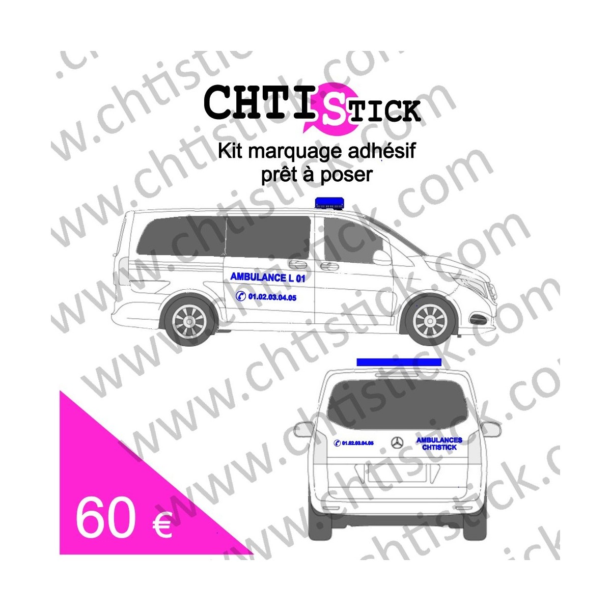 KIT RAISON SOCIALE AMBULANCE L