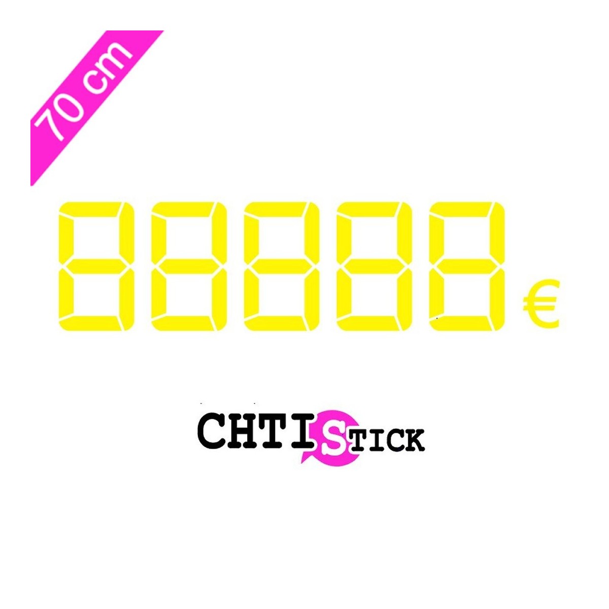 Chiffre Autocollant garage