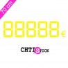 Chiffre Autocollant garage