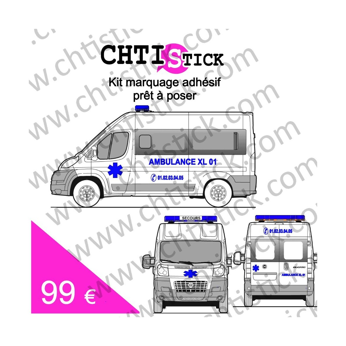 chtistick Kit marquage Ambulance 03
