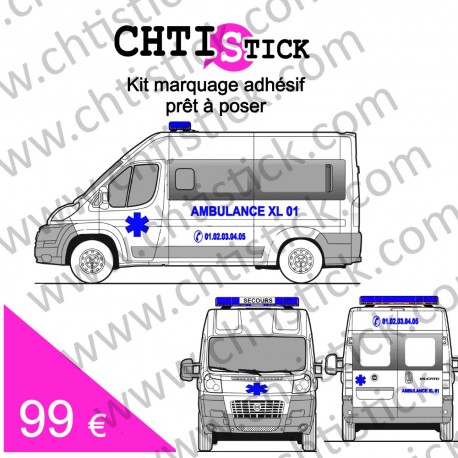 Kit marquage Ambulance 03