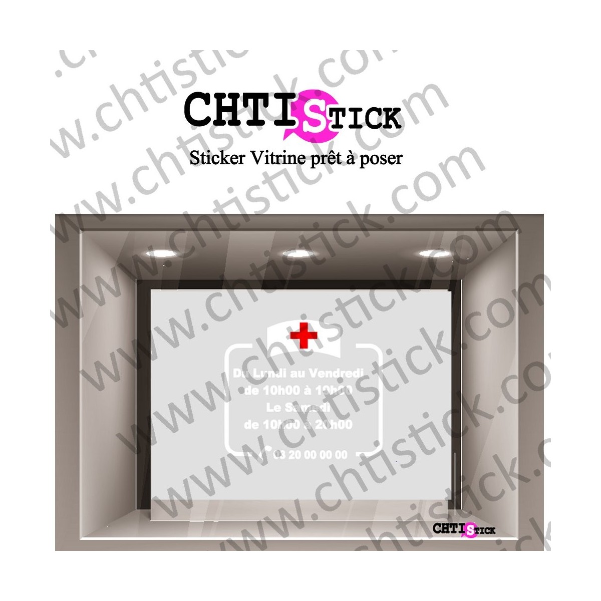 STICKER HORAIRES INFIRMIERE