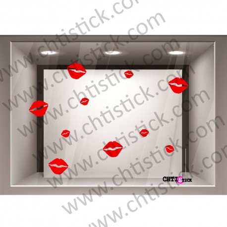 STICKER VITRINE SAINT VALENTIN 3