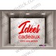 STICKER VITRINE IDEES CADEAUX