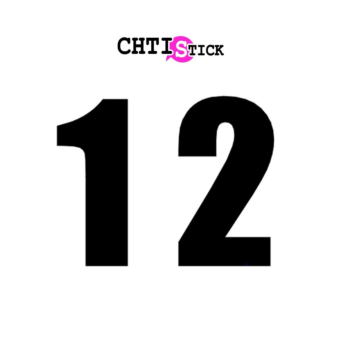 STICKER CHIFFRE NOMBRE