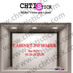 LETTRAGE ADHESIF CABINET INFIRMIER 02