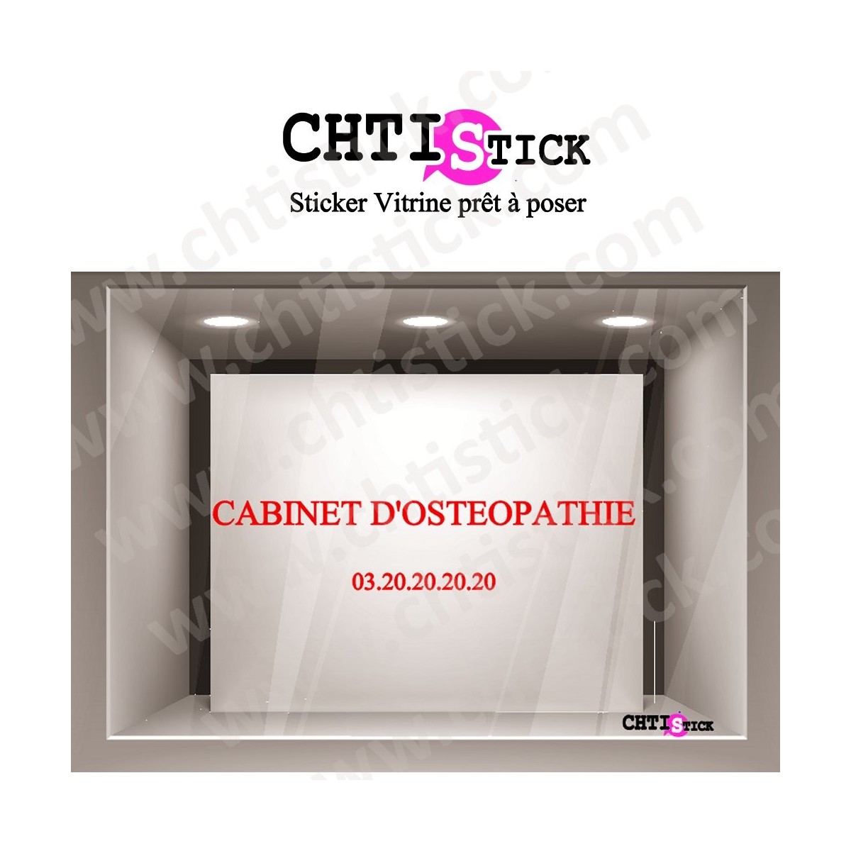 LETTRAGE ADHESIF CABINET OSTEOPATHE 03