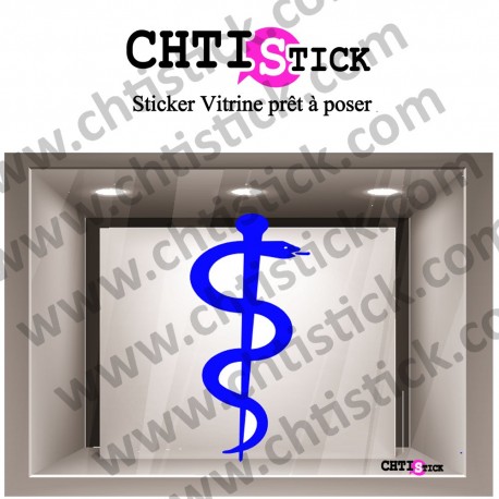 STICKER CADUCEE INFIRMIER