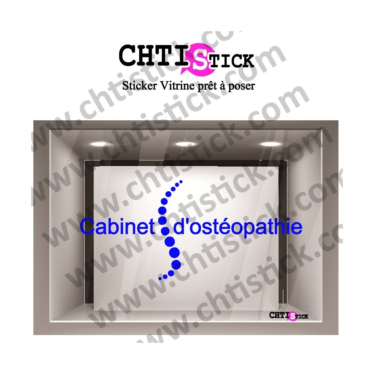 Autocollant Osteopathe