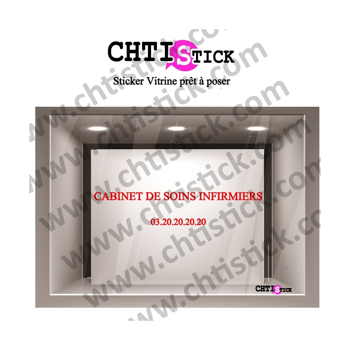 LETTRAGE CABINET SOINS INFIRMIER