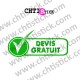 STICKERS DEVIS GRATUIT