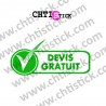 STICKERS DEVIS GRATUIT