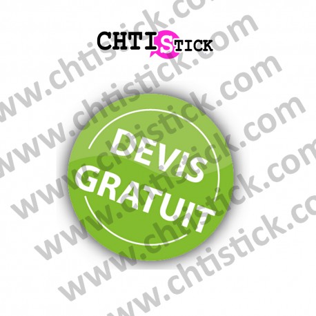 STICKERS DEVIS GRATUIT n°2