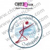 STICKER LOGO KINE OSTEO 