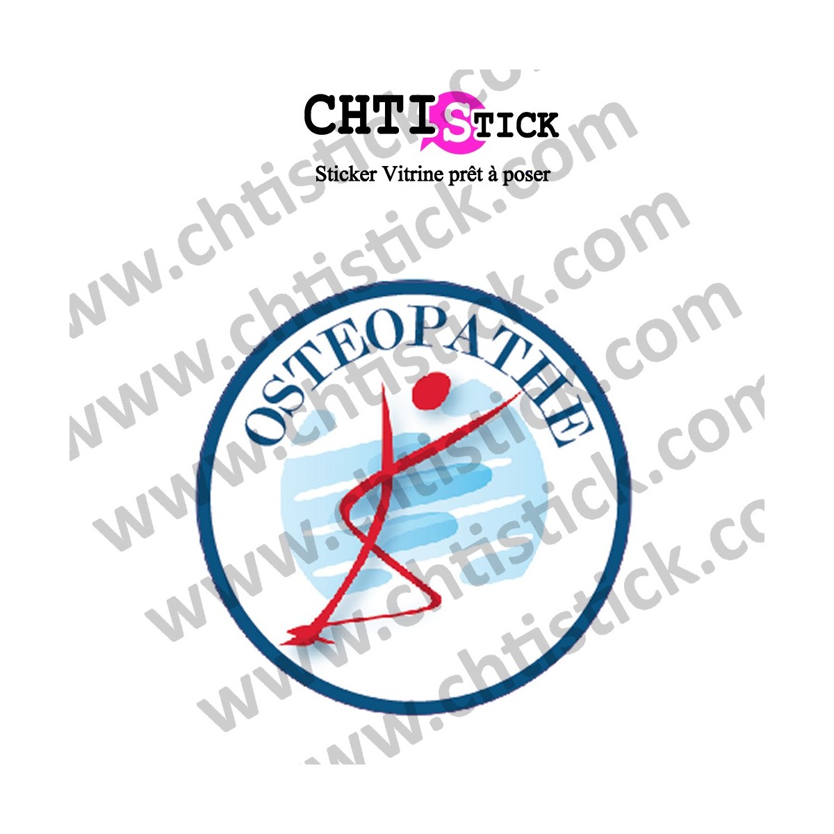 STICKER LOGO OSTEOPATHE