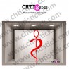 STICKER CADUCEE MEDICAL