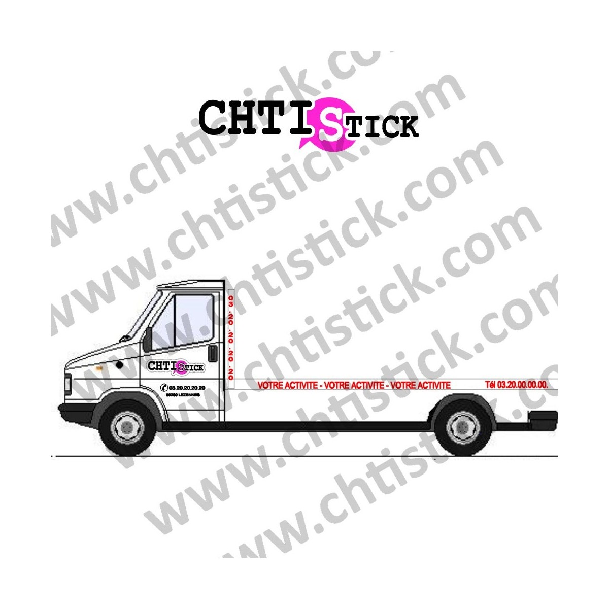 chtistick MARQUAGE DEPANNEUSE 