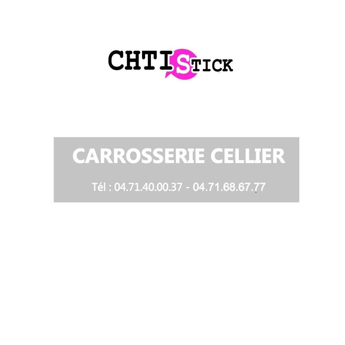 chtistick CLIENT GARAGE CELLIER- LETTRAGE