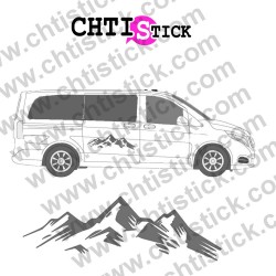 STICKER CAMPING CAR MONTAGNE