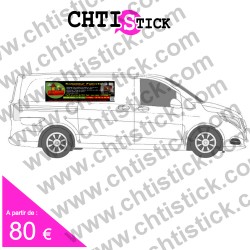 Plaque aimantée personnalisée pour voiture, camion professionnel