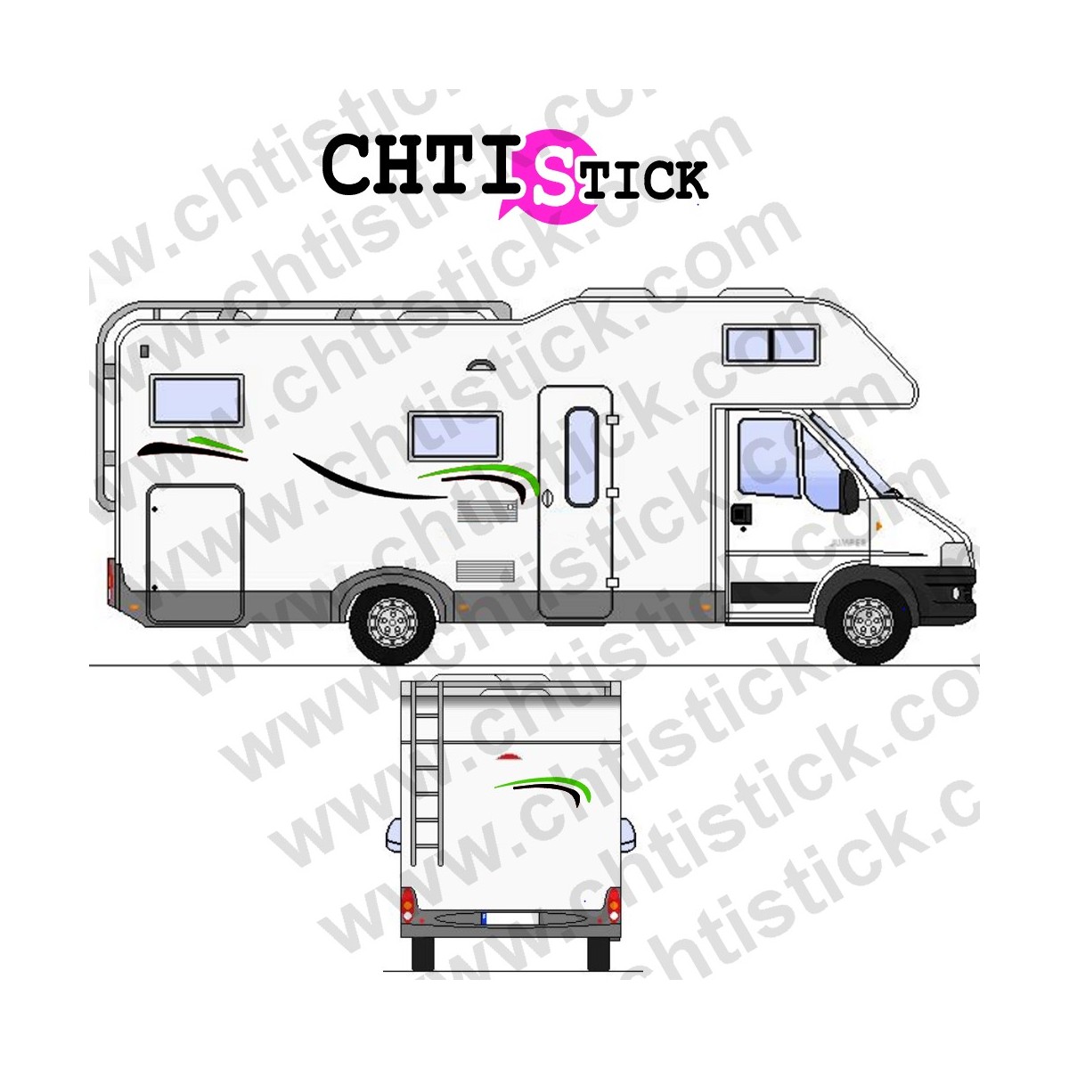 chtistick DECORATION CAMPING CAR