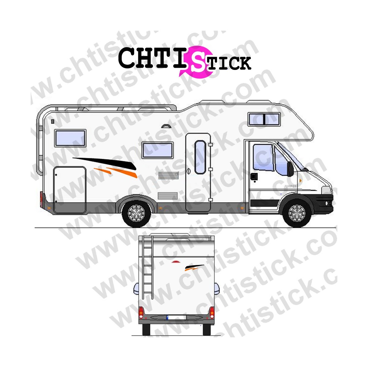 STICKER DECORATION CAMPING CAR 2