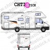 STICKER DECORATION CAMPING CAR