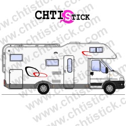 STICKER DECORATION CAMPING CAR 14