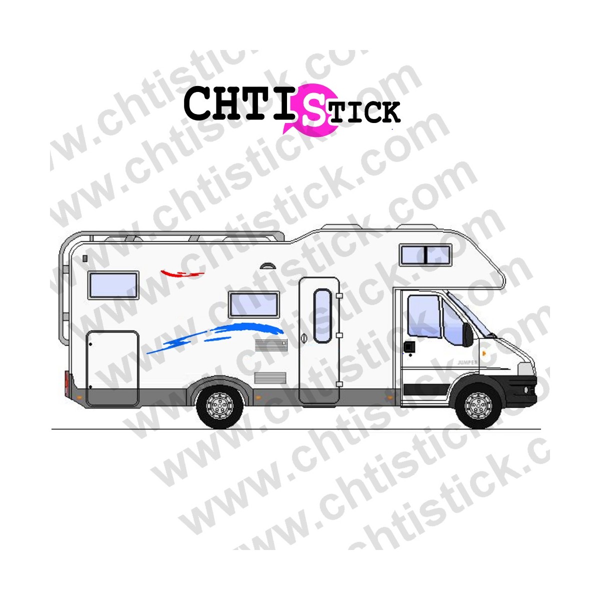 STICKER DECORATION CAMPING CAR 15