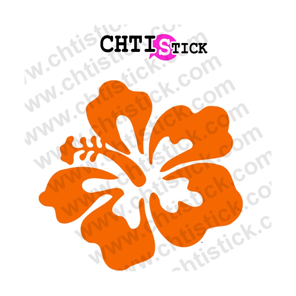 STICKER HIBISCUS 