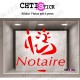 STICKER LOGO NOTAIRE