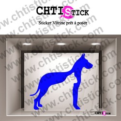 TOIL9 - Sticker chiot et accessoires de toilettage - DECO-VITRES